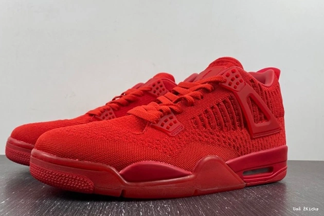 Flyknit Jordan 4 524 AQ3559-600  Red Popular Retro 0618